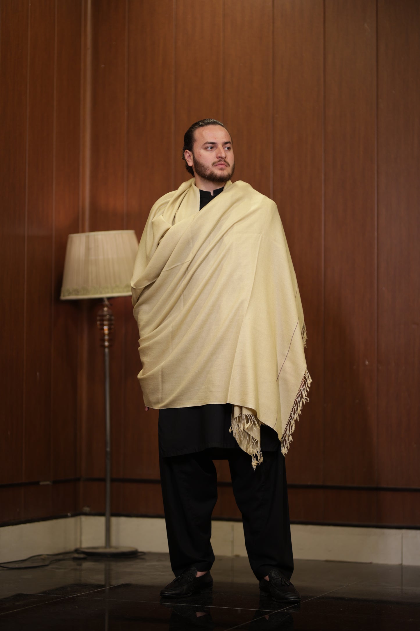 CAMEL WOOLEN MEN SHAWL _ PURE WOOLEN