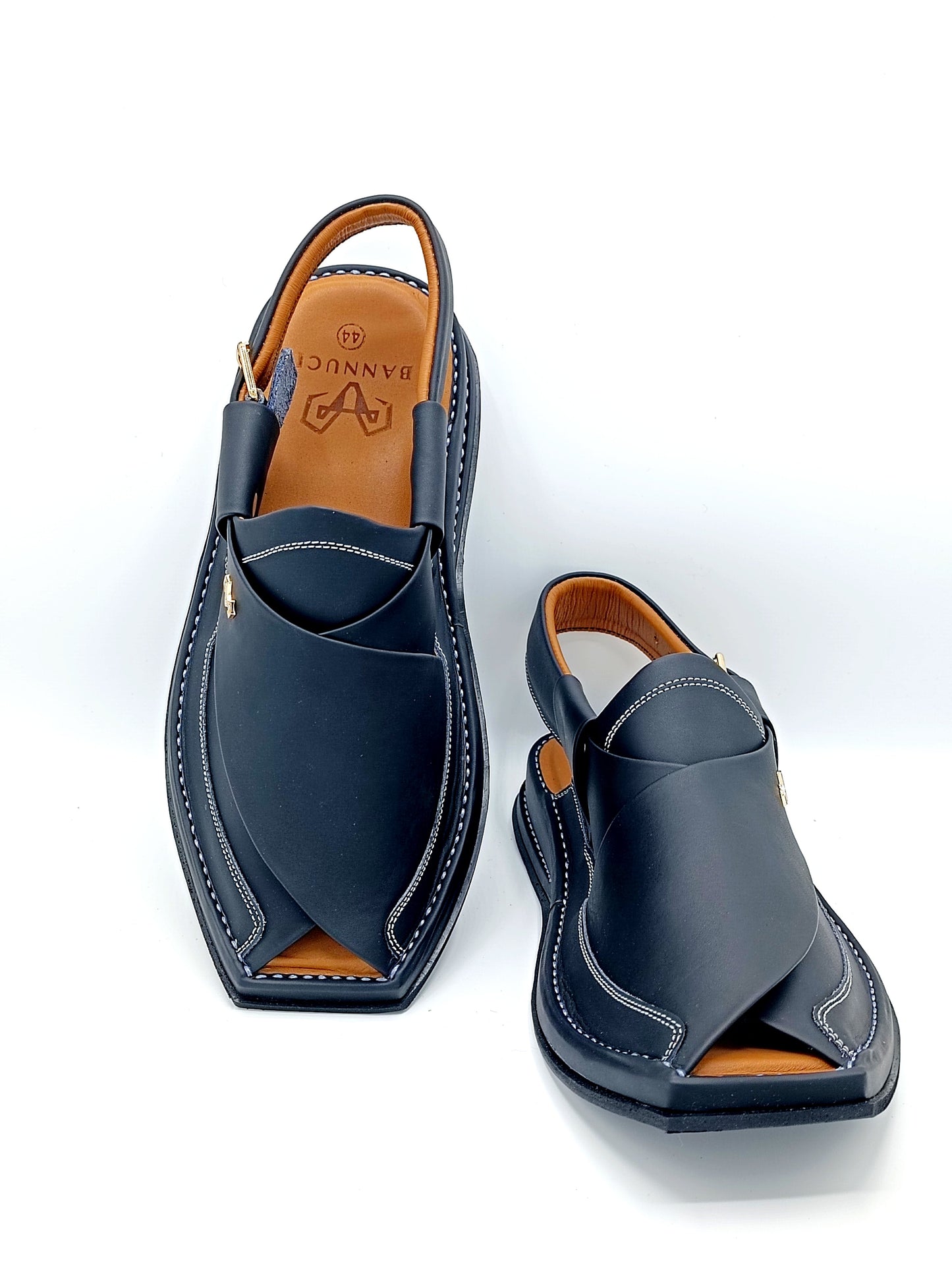 Luxury Zalmi Black  Peshawari Chappal